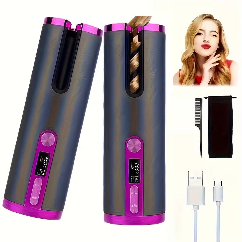 AutoCurl Pro™ Rechargeable Automatic Curling Iron