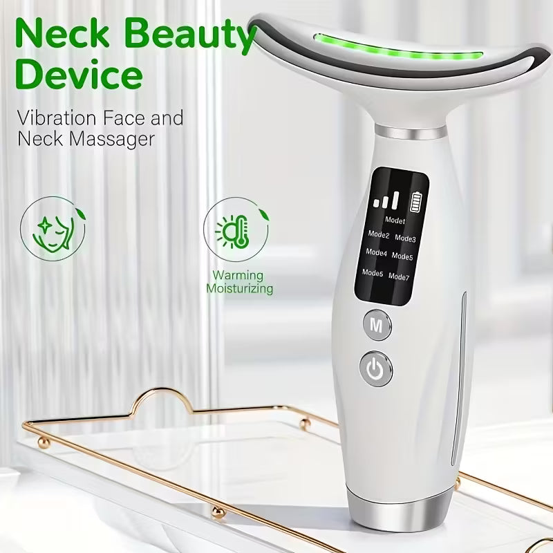 GlowPulse™ – Rechargeable Facial & Neck Skincare Device