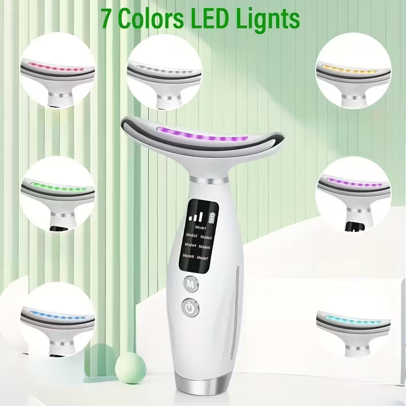 GlowPulse™ – Rechargeable Facial & Neck Skincare Device