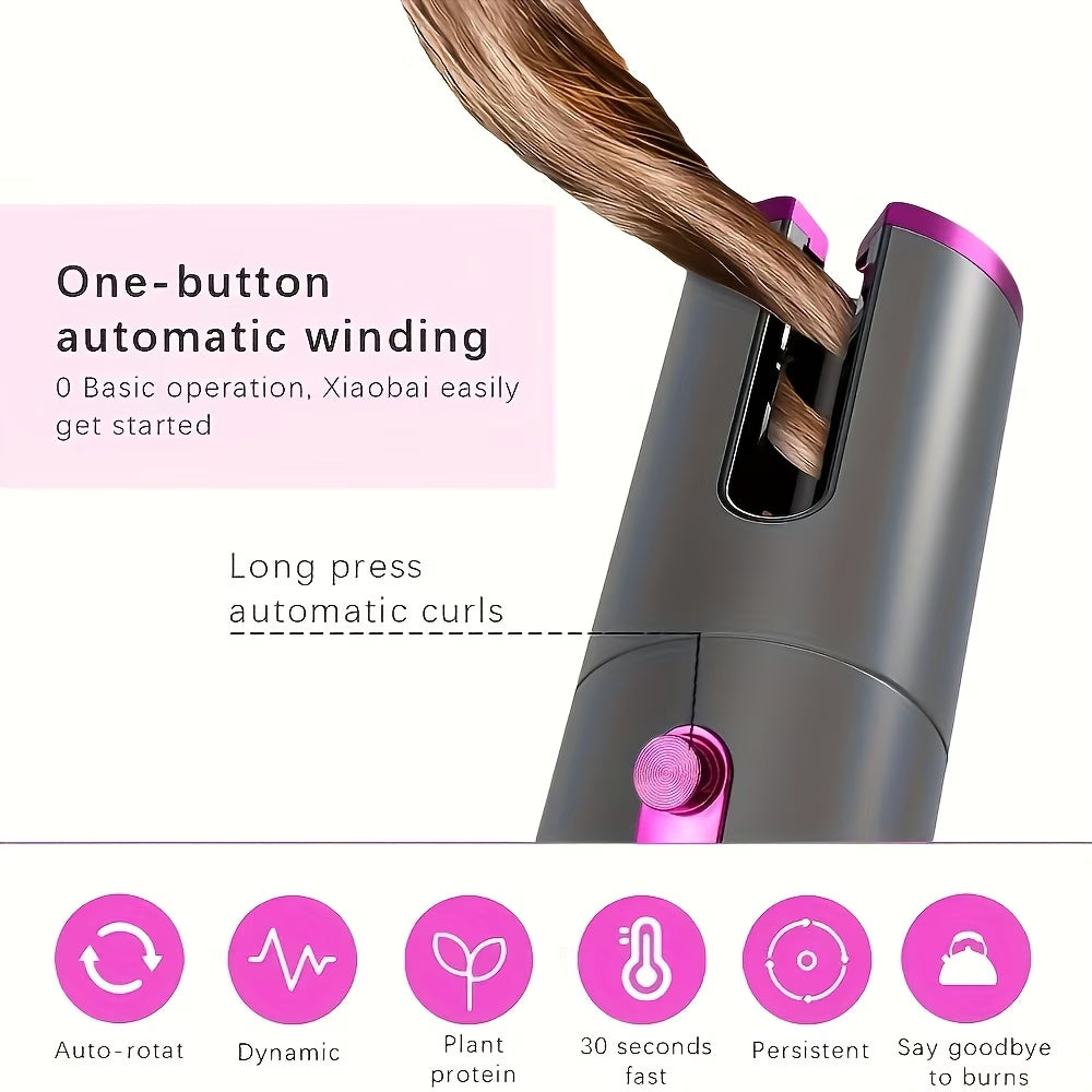 AutoCurl Pro™ Rechargeable Automatic Curling Iron