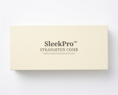 SleekPro straighten comb packaging on a white background