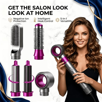 Modern Aura™ 5-in-1 Ionic Hair Dryer & Styler