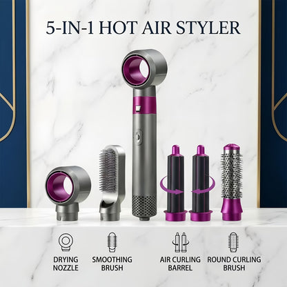 Modern Aura™ 5-in-1 Ionic Hair Dryer & Styler