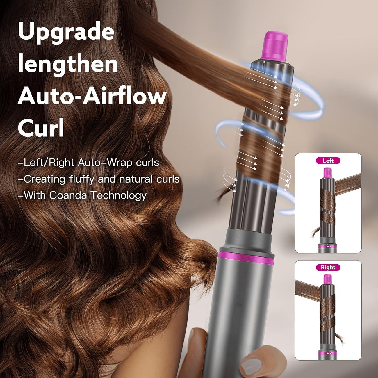 Modern Aura™ 5-in-1 Ionic Hair Dryer & Styler